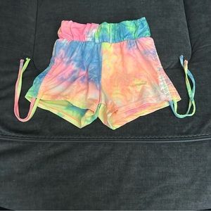 Tie Dye drawstring shorts